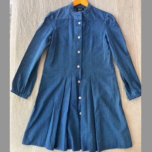 apc pleated tent dress